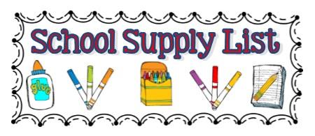 Image result for Supply List