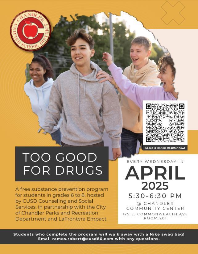 Too Good for Drugs