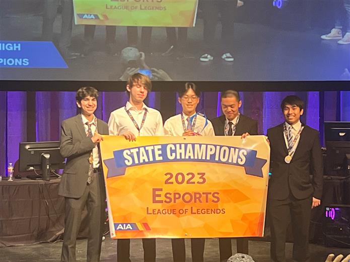 Hamilton High School esports state champions for League of Legends