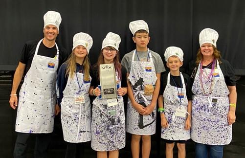  Shown from left: Assistant Coach Matt, Autumn, Natalie, Jeremy, Adam, & Coach Lori.