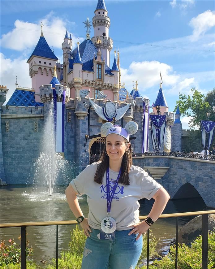 Nasreen Wahid in Disneyland 2023