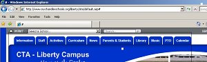 website navigation pics