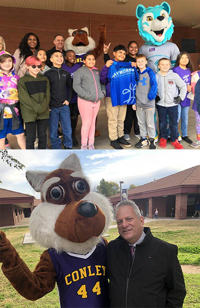 Conley Coyote Mascot Conley Coyote Mascot