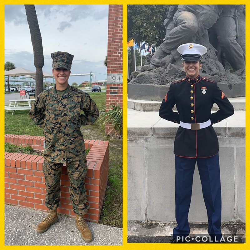 US Marine Brisa Sayler
