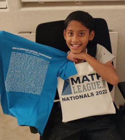 Manomay Vader Earns High Marks in MathLeague Competition
