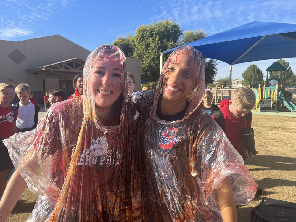 Principal Christina Lucas-Sheffield and Dean Melissa Anderson