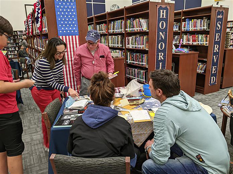 Living Library to Honor Veterans