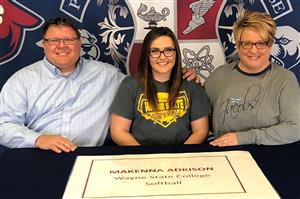 Makenna Adkison Signing Day 2-7-18 