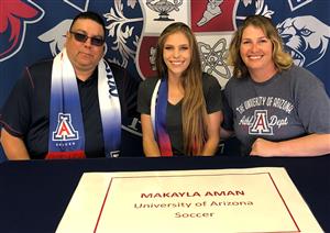 Makayla Aman Signing Day 2-7-18 