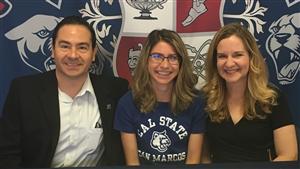 Alyssia Gonzalez Signing Day 4-12-17 