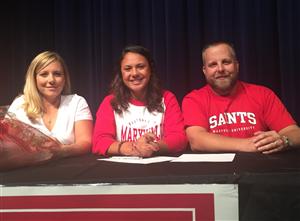 Hannah Johnson Signing Day Softball 2015 