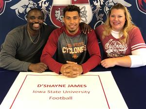 D'Shayne James Signing Day 12-19-18 