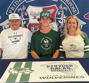 Stryder Salas Signing Day November 2021