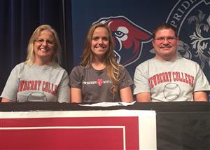 Tatum Johnson College Signing Softball 2015 