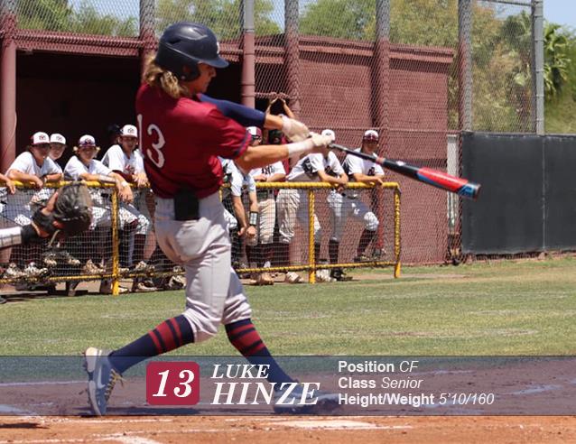 Senior Luke Hinze