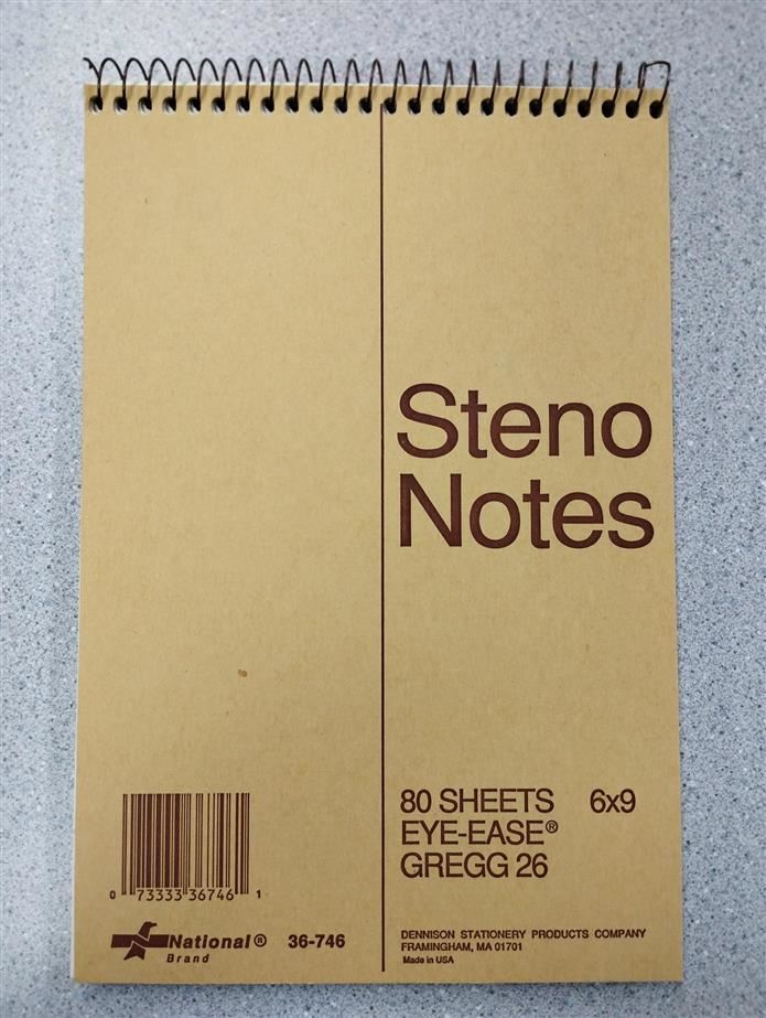 Steno Notebook 