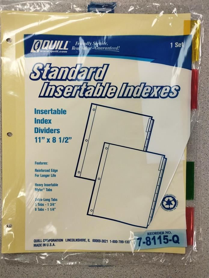 Tab Dividers