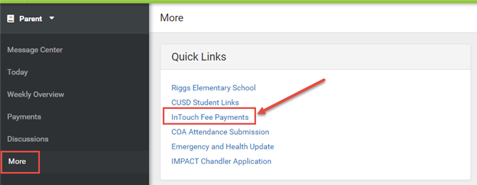 Parent Resources / Parent Instructions for Fee Payments & Donations