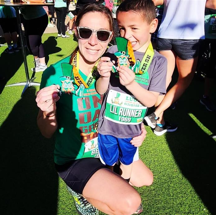 5k with my son