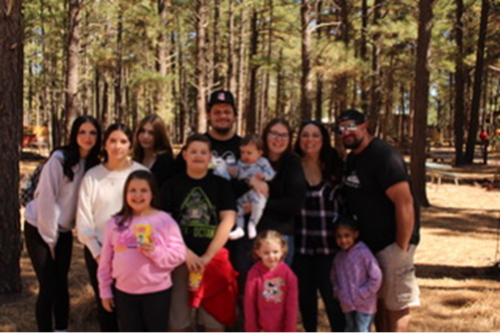 Amanda with family