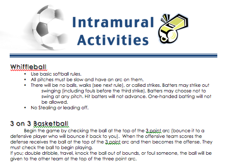 Intramural
