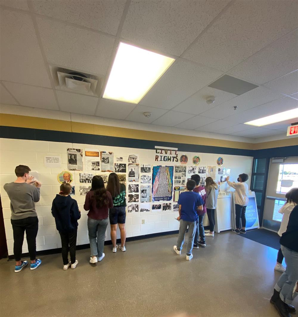 Casteel High School Civil Rights Movement Gallery Walk