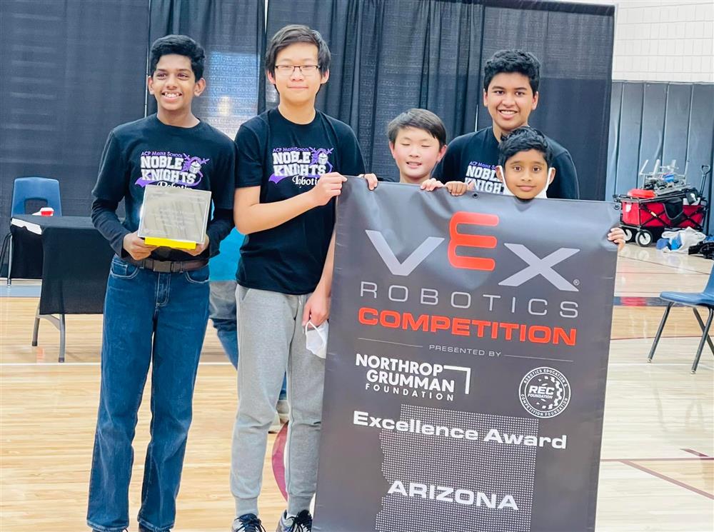 ACP Middle School Photo Albums / VEX Robotics State Champions March 2022