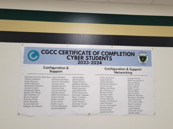 Student Certificate Achievers