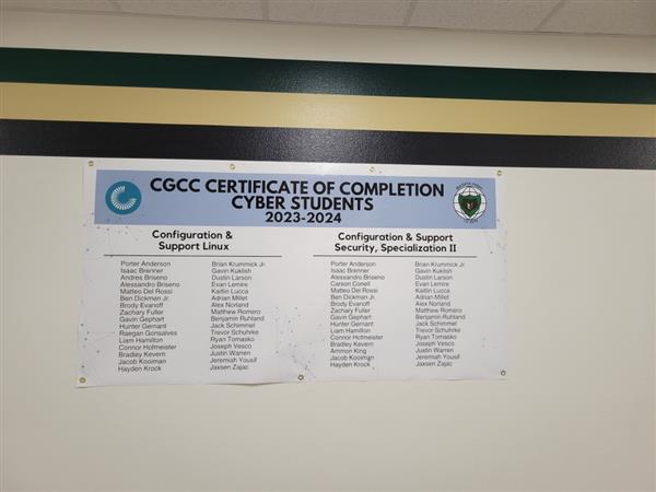 Student Certificate Achievers