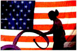 Mei-Kuei with Flag